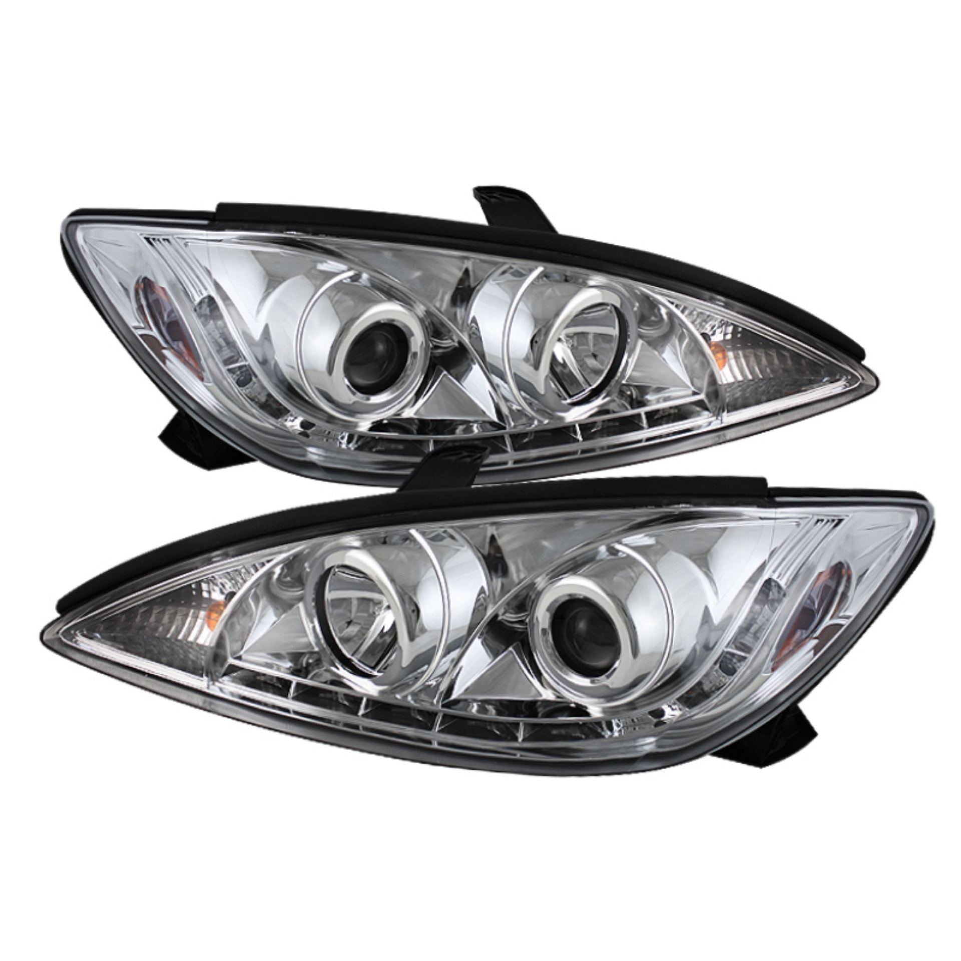 Picture of Spyder Toyota Camry 02-06 Projector Headlights DRL Chrome High H1 Low H1 PRO-YD-TCAM02-DRL-C
