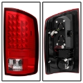 Picture of Spyder Dodge Ram 07-08 1500-Ram 07-09 2500-3500 LED Tail Lights Red Clear ALT-YD-DRAM06-LED-RC
