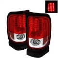 Picture of Spyder Dodge Ram 1500 94-01-Ram 2500-3500 94-02 LED Tail Lights Red Clear ALT-YD-DRAM94-LED-RC