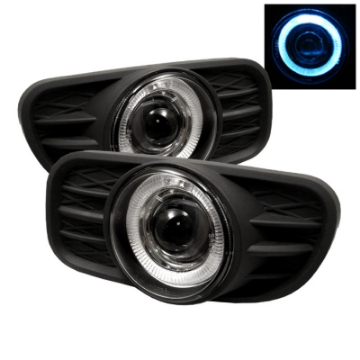 Picture of Spyder Jeep Grand Cherokee 99-04 Halo Projector Fog Lights w-Switch Clear FL-P-JGC99-HL