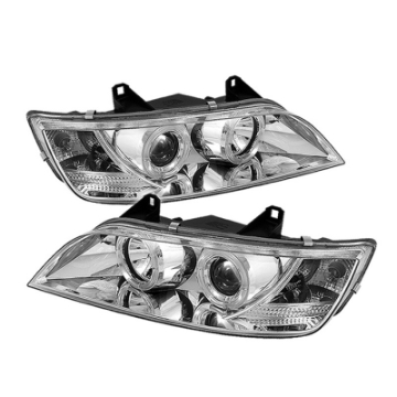 Picture of Spyder BMW Z3 96-02 Projector Headlights LED Halo Chrome High H1 Low H1 PRO-YD-BMWZ396-HL-C