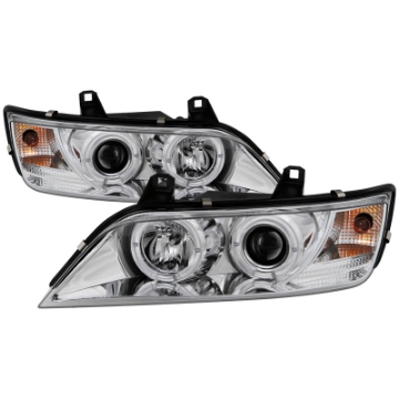 Picture of Spyder BMW Z3 96-02 Projector Headlights LED Halo Chrome High H1 Low H1 PRO-YD-BMWZ396-HL-C