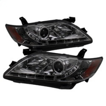 Picture of Spyder Toyota Camry 07-09 Projector Headlights DRL Smoke High H1 Low H7 PRO-YD-TCAM07-DRL-SM