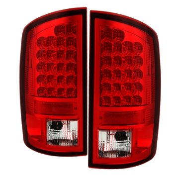 Picture of Spyder Dodge Ram 02-06 1500-Ram 2500-3500 03-06 LED Tail Light Red Clear ALT-YD-DRAM02-LED-RC