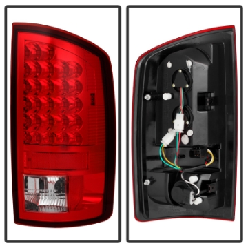 Picture of Spyder Dodge Ram 02-06 1500-Ram 2500-3500 03-06 LED Tail Light Red Clear ALT-YD-DRAM02-LED-RC