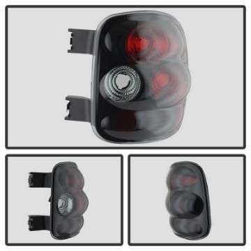 Picture of Spyder Chevy Silverado Stepside 99-04 Euro Style Tail Lights Black Smoke ALT-YD-CS99STS-BSM