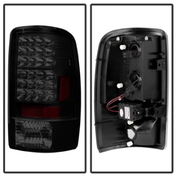 Picture of Spyder Chevy Suburban-Tahoe 1500-2500 00-06 LED Tail Lights Black Smoke ALT-YD-CD00-LED-BSM