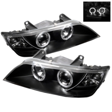 Picture of Spyder BMW Z3 96-02 Projector Headlights LED Halo Black High H1 Low H1 PRO-YD-BMWZ396-HL-BK