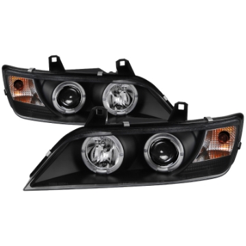 Picture of Spyder BMW Z3 96-02 Projector Headlights LED Halo Black High H1 Low H1 PRO-YD-BMWZ396-HL-BK