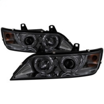 Picture of Spyder BMW Z3 96-02 Projector Headlights LED Halo Smoke High H1 Low H1 PRO-YD-BMWZ396-HL-SM