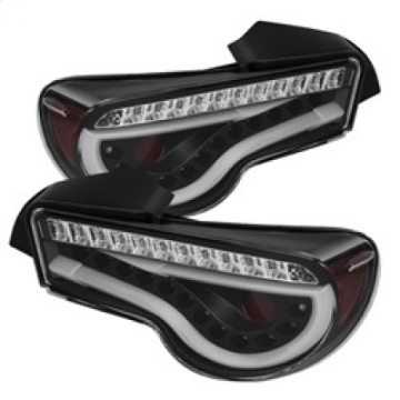 Picture of Spyder Scion FRS 12-14-Subaru BRZ 12-14 Light Bar LED Tail Lights Black ALT-YD-SFRS12-LBLED-BK