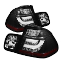 Picture of Spyder BMW E46 3-Series 02-05 4Dr Light Bar Style LED Tail Lights Black ALT-YD-BE4602-4D-LBLED-BK