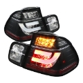Picture of Spyder BMW E46 3-Series 99-01 4Dr Light Bar Style LED Tail Lights Black ALT-YD-BE4699-4D-LBLED-BK