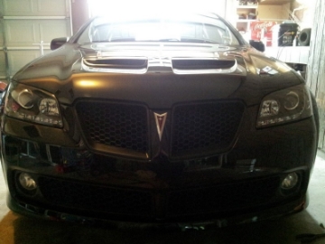 Picture of Spyder Pontiac G8 08-09 Projector Headlights DRL Black High H1 Low H7 PRO-YD-PG808-DRL-BK