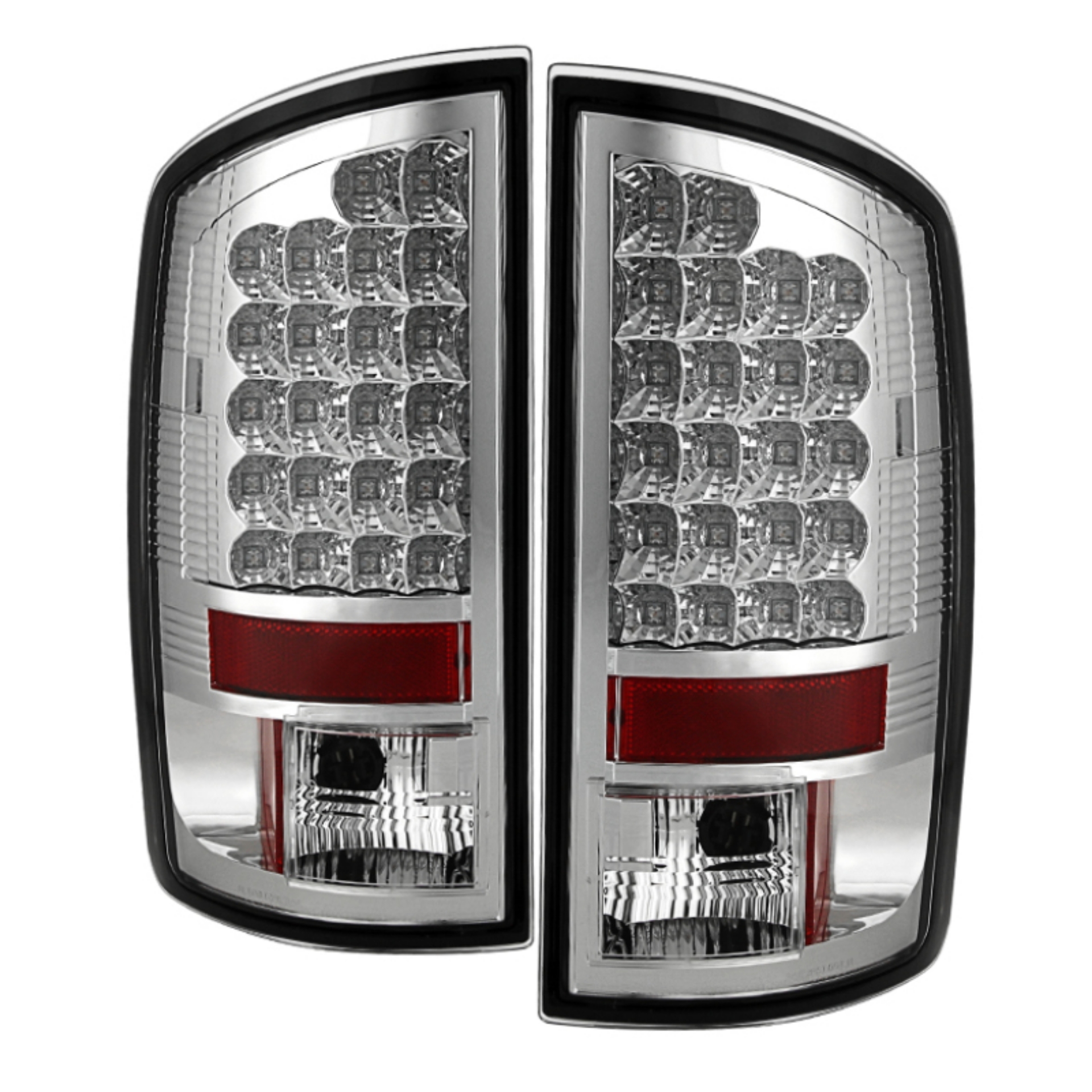 Picture of Spyder Dodge Ram 07-08 1500-Ram 07-09 2500-3500 LED Tail Lights Chrome ALT-YD-DRAM06-LED-C