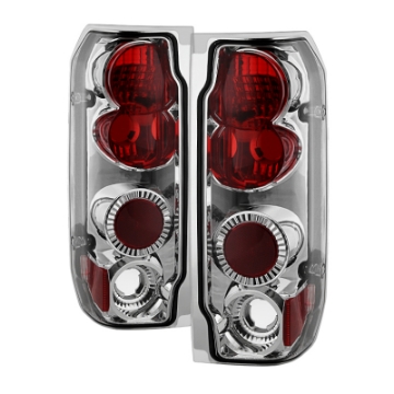 Picture of Spyder Ford F150 87-96-Ford Bronco 88-96 Euro Style Tail Lights Chrome ALT-YD-FF15089-C