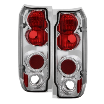 Picture of Spyder Ford F150 87-96-Ford Bronco 88-96 Euro Style Tail Lights Chrome ALT-YD-FF15089-C