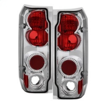 Picture of Spyder Ford F150 87-96-Ford Bronco 88-96 Euro Style Tail Lights Chrome ALT-YD-FF15089-C