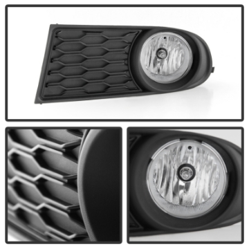 Picture of Spyder Dodge Journey 2011-2014 OEM Fog Light W-Universal Switch- Clear FL-DJ2011-C