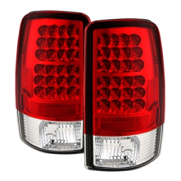 Picture of Spyder Chevy Suburban-Tahoe 1500-2500 00-06 LED Tail Lights Red Clear ALT-YD-CD00-LED-RC