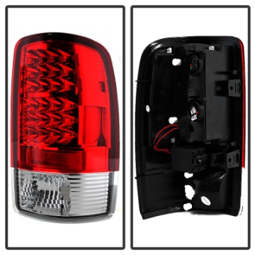 Picture of Spyder Chevy Suburban-Tahoe 1500-2500 00-06 LED Tail Lights Red Clear ALT-YD-CD00-LED-RC