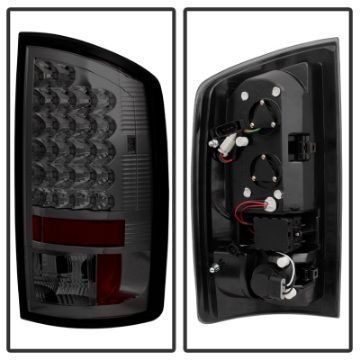 Picture of Spyder Dodge Ram 07-08 1500-Ram 07-09 2500-3500 LED Tail Lights Smoke ALT-YD-DRAM06-LED-SM