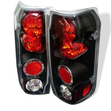 Picture of Spyder Ford F150 87-96-Ford Bronco 88-96 Euro Style Tail Lights Black ALT-YD-FF15089-BK