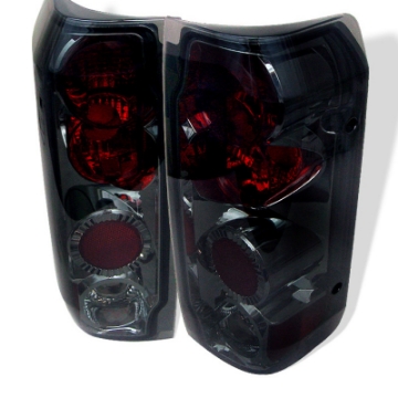 Picture of Spyder Ford F150 87-96-Ford Bronco 88-96 Euro Style Tail Lights Smoke ALT-YD-FF15089-SM