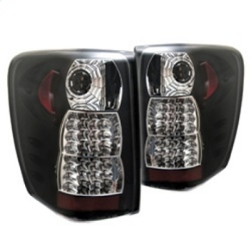 Picture of Spyder Jeep Grand Cherokee 99-04 LED IndicatorLED Tail Lights Black ALT-YD-JGC99-LED-BK