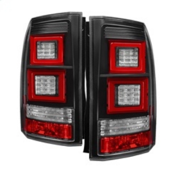 Picture of Spyder Land Rover Discovery LR4 10-14 Light Bar LED Tail Lights Black ALT-YD-LRDLR410-LBLED-BK