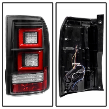 Picture of Spyder Land Rover Discovery LR4 10-14 Light Bar LED Tail Lights Black ALT-YD-LRDLR410-LBLED-BK