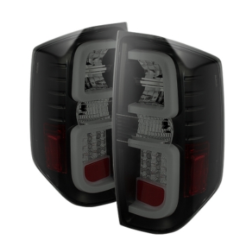 Picture of Spyder Toyota Tundra 2014-2016 Light Bar LED Tail Lights Black Smoke ALT-YD-TTU14-LED-BSM