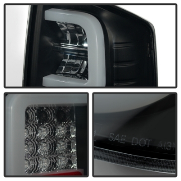 Picture of Spyder Toyota Tundra 2014-2016 Light Bar LED Tail Lights Black Smoke ALT-YD-TTU14-LED-BSM