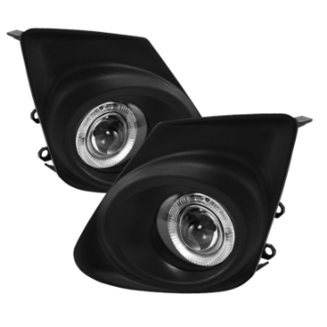 Picture of Spyder Toyota Corolla 11-13 Halo Projector Fog Lights w-Switch Clear FL-P-TCO2011-HL