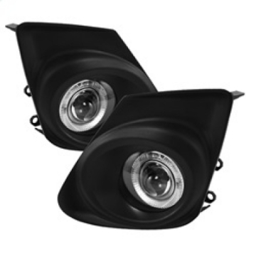 Picture of Spyder Toyota Corolla 11-13 Halo Projector Fog Lights w-Switch Clear FL-P-TCO2011-HL