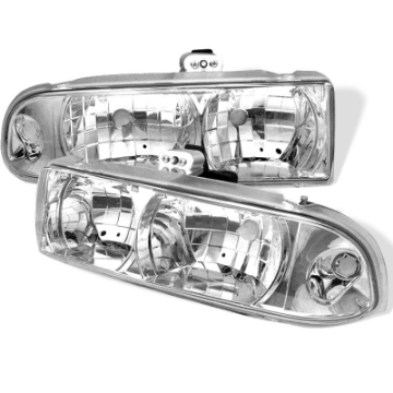 Picture of Spyder Chevy S10 98-04-Chevy Blazer 98-05 Crystal Headlights Chrome HD-YD-CS1098-C
