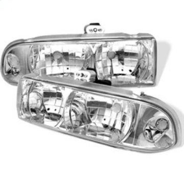 Picture of Spyder Chevy S10 98-04-Chevy Blazer 98-05 Crystal Headlights Chrome HD-YD-CS1098-C