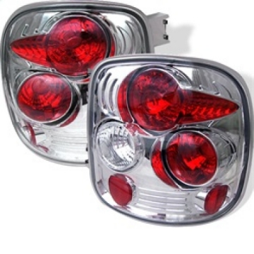 Picture of Spyder Chevy Silverado Stepside 99-04 Euro Style Tail Lights Chrome ALT-YD-CS99STS-C