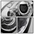 Picture of Spyder Volkswagen Beetle 1998-2005 Projector Headlights DRL Chrome PRO-YD-VB98-DRL-C