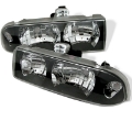 Picture of Spyder Chevy S10 98-04-Chevy Blazer 98-05 Crystal Headlights Black HD-YD-CS1098-BK