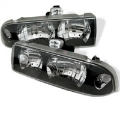 Picture of Spyder Chevy S10 98-04-Chevy Blazer 98-05 Crystal Headlights Black HD-YD-CS1098-BK
