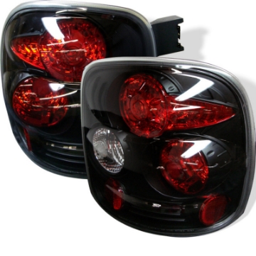 Picture of Spyder Chevy Silverado Stepside 99-04 Euro Style Tail Lights Black ALT-YD-CS99STS-BK