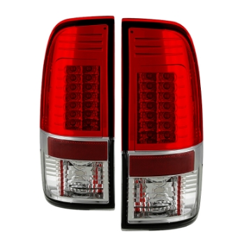 Picture of Spyder Ford Super Duty 08-15 Version 2 LED Tail Lights Red Clear ALT-YD-FS07-LED-G2-RC