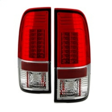 Picture of Spyder Ford Super Duty 08-15 Version 2 LED Tail Lights Red Clear ALT-YD-FS07-LED-G2-RC