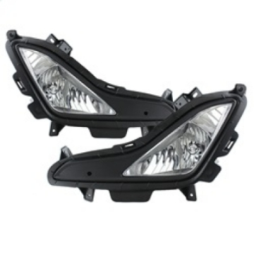 Picture of Spyder Hyundai Elantra 2014+ OEM Style Fog Lights W-Switch Clear FL-HYE2014-C