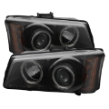 Picture of Spyder Chevy Silverado 1500-2500-3500 03-06 Projector Headlights PRO-YD-CS03-AM-BSM