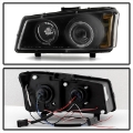 Picture of Spyder Chevy Silverado 1500-2500-3500 03-06 Projector Headlights PRO-YD-CS03-AM-BSM