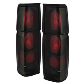 Picture of Spyder Nissan Hardbody 86-97 Euro Style Tail Lights Black Smoke ALT-YD-NH86-BSM