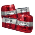 Picture of Spyder BMW E34 5-Series 88-95 Euro Style Tail Lights Red Clear ALT-YD-BE3488-RC