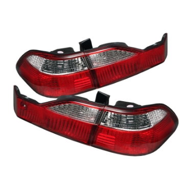 Picture of Spyder Honda Accord 98-00 4Dr Euro Style Tail Lights Red Clear ALT-YD-HA98-RC